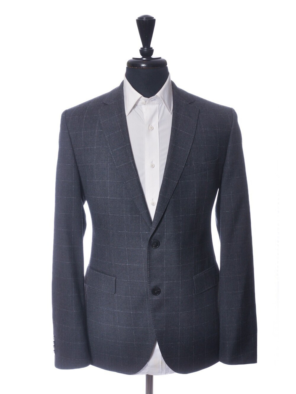 Hugo Boss Grey Check C-Jeffrey Blazer 40R 37283